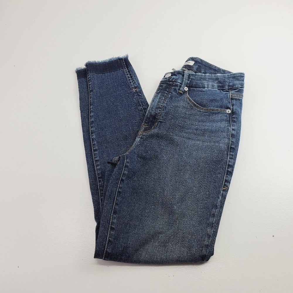 Good American Women Skinny‎ Jean High Rise Size 6 Open Leg